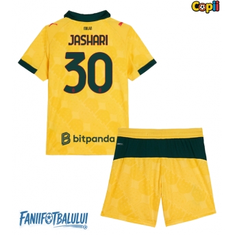AC Milan Ardon Jashari #30 Echipament de Fotbal Replică 2025-26 Copii Treilea (+ Șorturi)